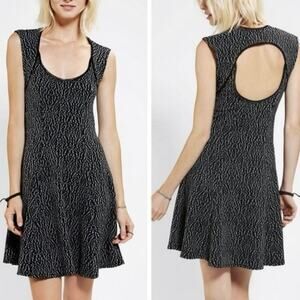 Silence + Noise Black and White Mini Dress